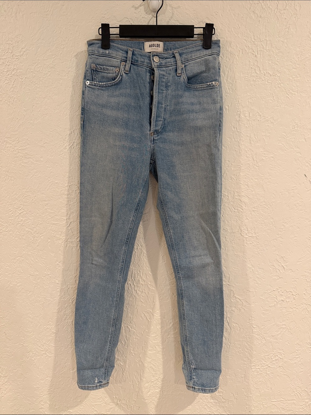 AGOLDE Nico size 24 Light Blue women’s skinny Jeans